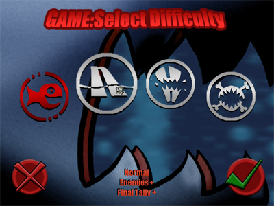 Difficulty Select Difficulty Select
